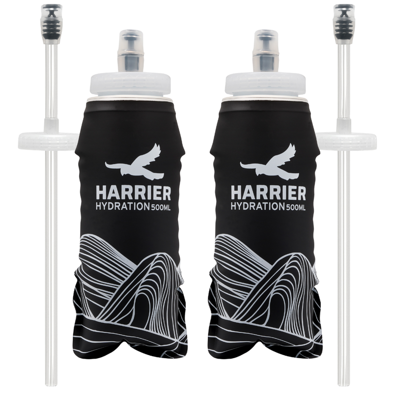 500ml Soft Bottle & Straw Pair