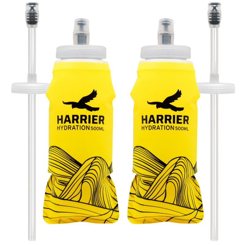 500ml Soft Bottle & Straw Pair