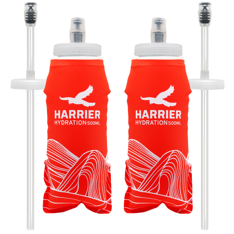 500ml Soft Bottle & Straw Pair