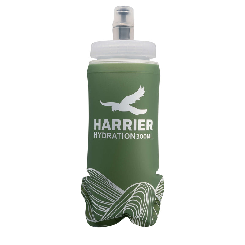 Green Harrier hydration bottle on a white background