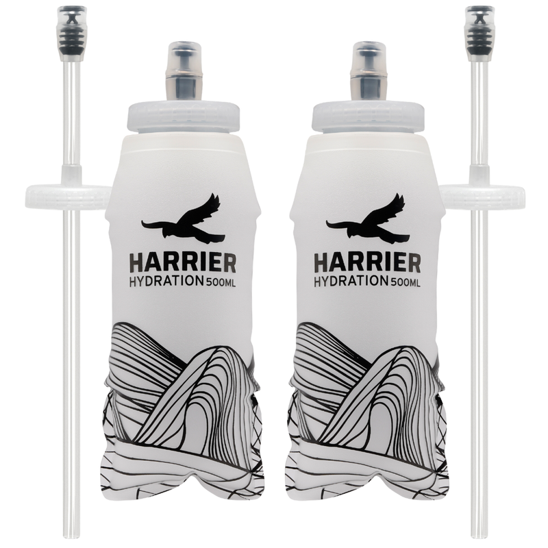 500ml Soft Bottle & Straw Pair
