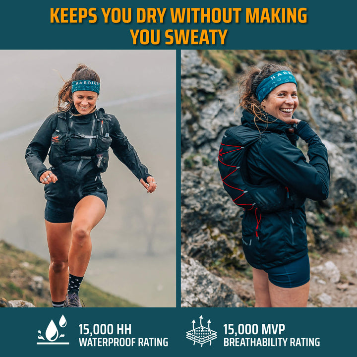 Women's Exmoor Waterproof Jacket Harrier Trail Running