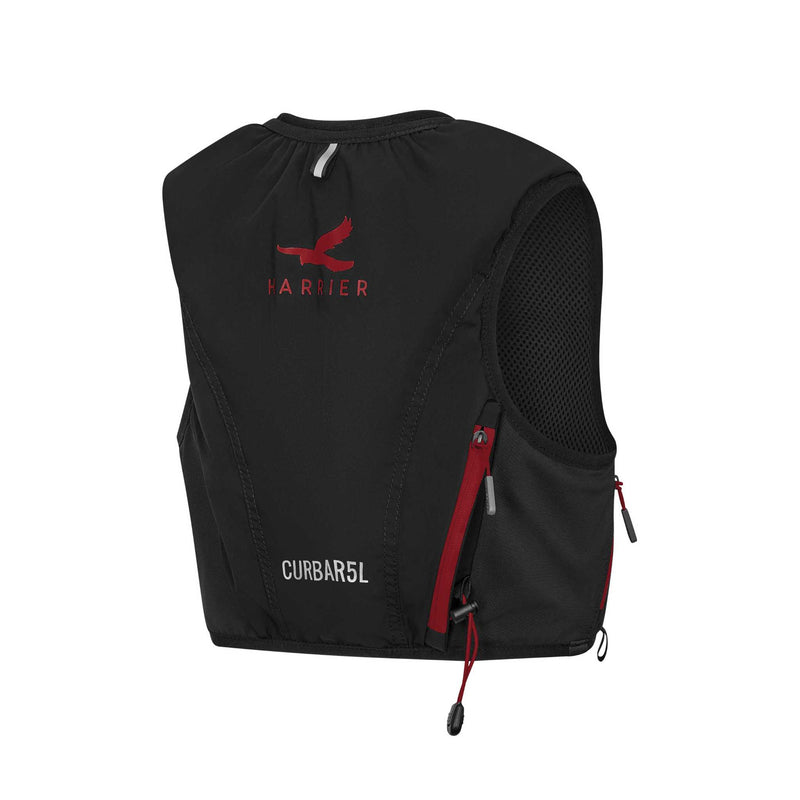 Black & Red Curbar 5L Running Hydration Vest.