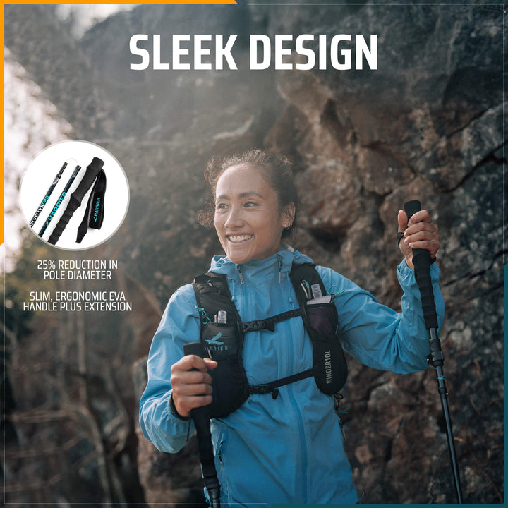 Ultra Running Poles | Helvellyn PRO Carbon Trail Running Poles