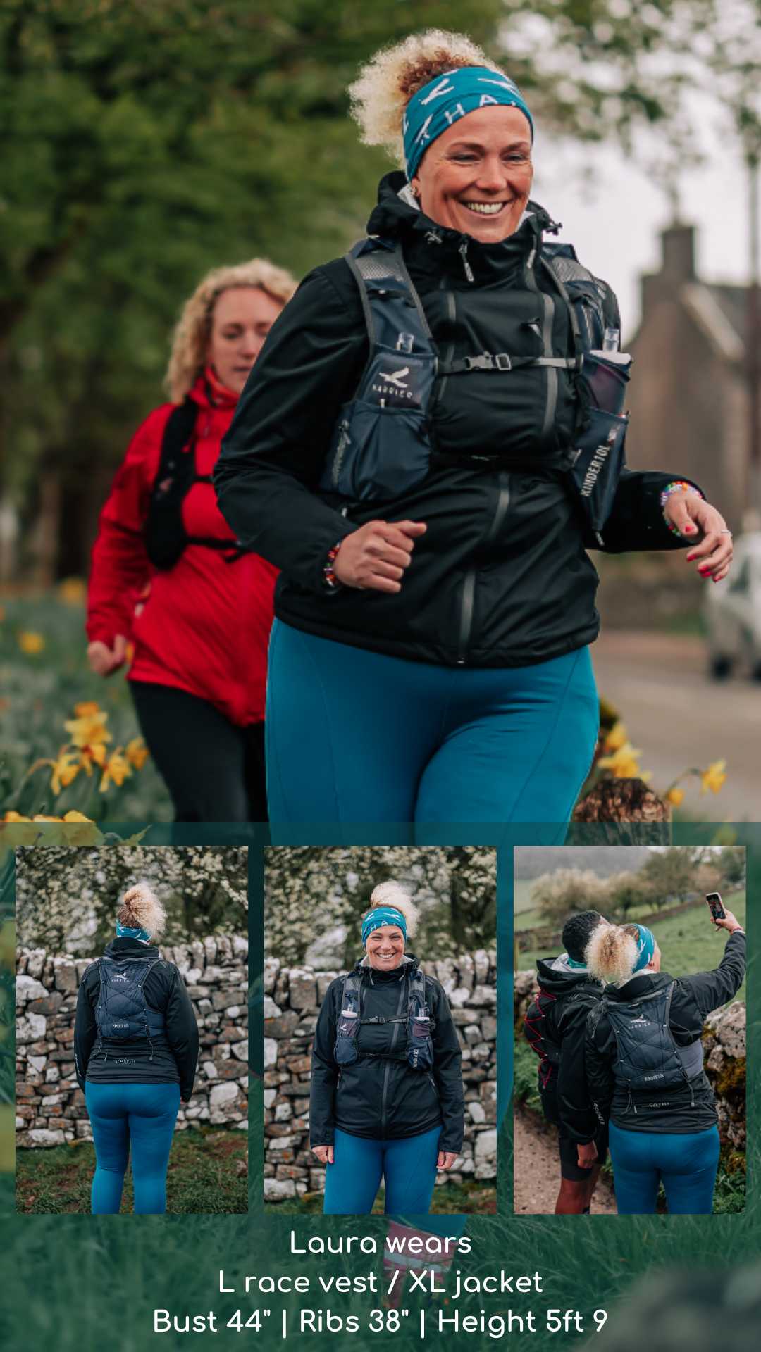 Size Charts â Harrier Trail Running