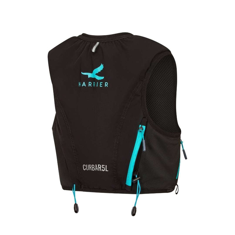 Black & Turquoise Curbar 5L Running Hydration Vest.